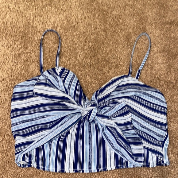 NEW Two Piece Blue Stripe Set - Picture 3 of 4